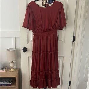 Ada Faye red dress